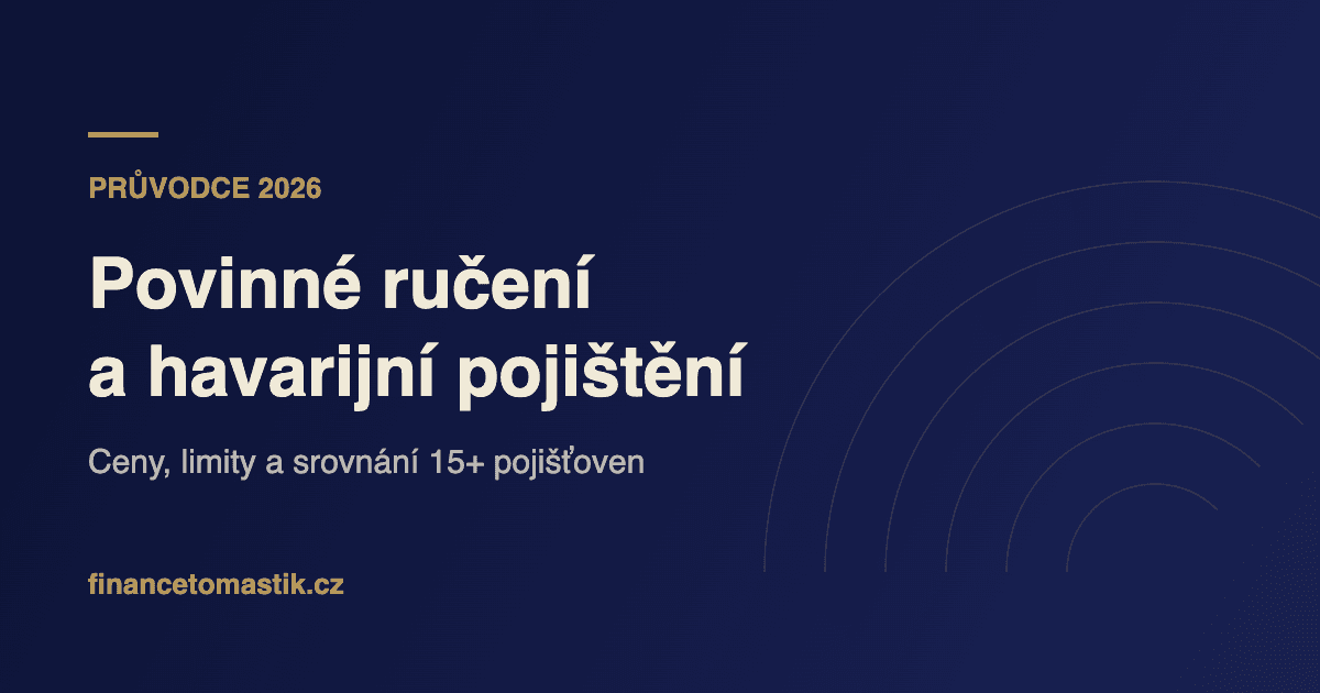 Povinné ručení a havarijní pojištění 2026 — průvodce a srovnání