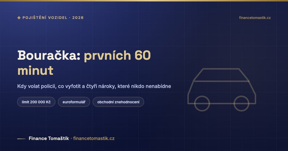 POJIŠTĚNÍ VOZIDEL — Finance Tomaštík