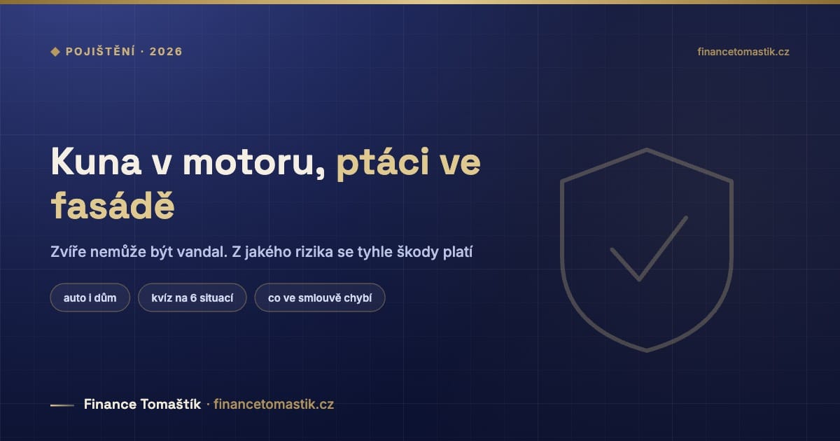 POJIŠTĚNÍ — Finance Tomaštík