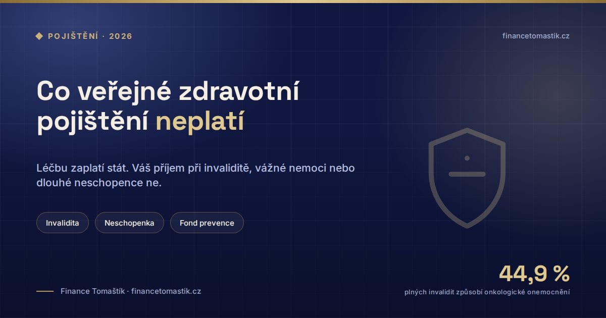 Co veřejné zdravotní pojištění neplatí — Pojištění